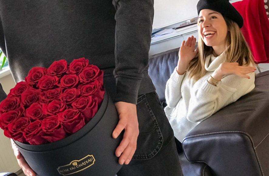 Kwiaty na Walentynki: róże w bukietach walentynkowych na prezent