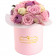 Pink Pastel Wieczne Piwonie Bouquet w Różowym Boxie