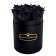 Rose eterne nere in flowerbox nero piccolo