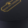 Rose eterne crema in flowerbox nero piccolo