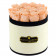 Rose eterne crema in flowerbox marmo bianco 