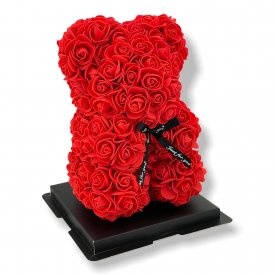 Rote Rosen teddybär