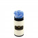 Azurblaue Ewige Rose in COCO BEFLOCKTER Mini Rundbox