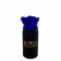 BLAUE Ewige Rose in schwarzer Mini Rosenbox