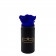 Blaue Ewige Rose in schwarzer Mini Rosenbox