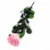 Strauß von 9 Zartrosafarbene Infinity Rosen - 50cm