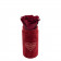 Rote Ewige Rose in Rosafarbener Beflockter Mini Rosenbox Rosenbox - LOVE EDITION