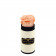 Teefarbene Ewige Rose in COCO BEFLOCKTER Mini Rundbox
