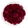 Red Romance Infinity Bouquet in Weisser Flowerbox
