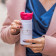 Rosafarbene Ewige Rose in weißer Mini Rosenbox