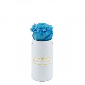 Eternity Azure Rose & Mini White Flowerbox