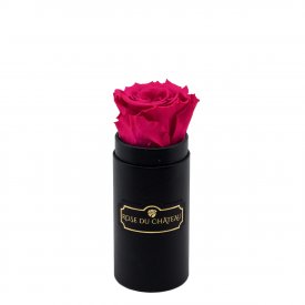 Eternity Pink Rose & Mini Black Flowerbox