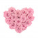 Eternity Pale Pink Roses & Heart-Shaped White Box
