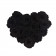 Eternity Black Roses & Heart-Shaped White Box