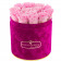 Eternity Palepink Roses & Fuchsia Flocked Flowerbox