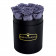 Eternity Grey Roses & Small Black Flowerbox