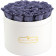 Eternity Grey Roses & Large White Flowerbox