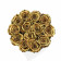 Eternity Golden Roses & Round White Flowerbox