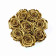 Eternity Golden Roses & Small Black Flowerbox