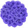 Eternity Lavender Roses & Large White Flowerbox