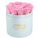 Eternity Pale Pink Roses & Blue Flowerbox