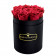 Eternity Pink Roses & Small Black Flowerbox