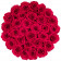 Eternity Pink Roses & Large White Flowerbox
