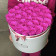 Eternity Pink Roses & Large White Flowerbox