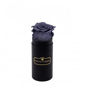 Schwarze Ewige Rose in schwarzer Mini Rosenbox