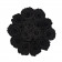 Schwarze Ewige Rosen in schwarzer Industrial Rosenbox