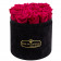 Rosa Ewige Rosen in schwarzer Rundbox