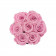 Rosa Ewige Rosen in schwarzer Rosenbox Small