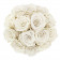 Rote Ewige Rosen in schwarzer Rosenbox Small
