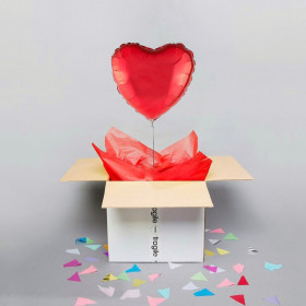 Heart-Shaped Red Balloon 46 cm