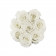 White Eternity Roses & White Marble Flowebox Small
