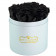 Eternity Black Roses & Blue Flowerbox
