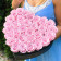 Eternity Palepink Roses & Large Heart-Shaped Box