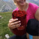 Eternity Red Roses & Small Red Flocked Flowerbox