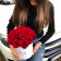 Eternity Red Roses & White Bouquet Flowerbox