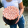 Eternity Peach Roses & Large Black Flowerbox