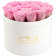 Eternity Pale Pink Roses & Large White Flowerbox