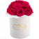 Eternity Pink Roses & White Bouquet  Flowerbox
