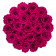 Eternity Pink Roses & Large Black Flowerbox