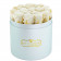 Eternity White Roses & Blue Flowerbox